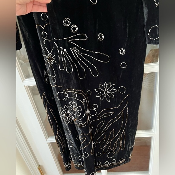 Zara Limited Edition Velvet Longline kimono - Size M - Picture 7 of 10